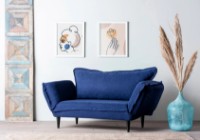 Canapea Trendy Vino GR125\01 Navy Blue 150x85x60cm GTR003030