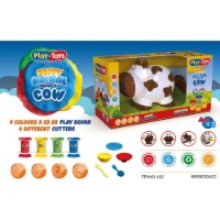 Пластилин Play Toys Happy Animal Cow (4322) фото №2 — интернет-магазин Desire.md