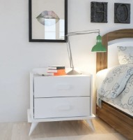 Noptieră Trendy Andaz White 60x59x42cm GTR005907