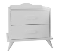 Noptieră Trendy Andaz White 60x59x42cm GTR005907 imaginea #4 — magazin online Desire.md