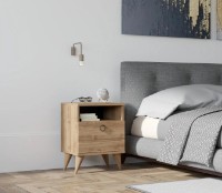 Noptieră Trendy Barlo Walnut 36.8x55x40cm GTR001556
