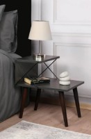 Noptieră Trendy Cruce Anthracit 50x55x40cm GTR001525