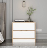 Noptieră Trendy Elina 8171 Walnut/White 47x54x40cm GTR003976