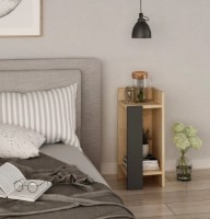 Noptieră Trendy Elos R Oak/Anthracit 25x60x27cm GTR001489