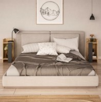 Noptieră Trendy Elos Oak/Anthracit 25x60x27cm GTR001491 2pcs