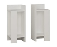 Noptieră Trendy Elos White 25x60x27cm GTR001492 2pcs imaginea #2 — magazin online Desire.md