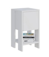 Noptieră Trendy Ema White 30x55x30cm GTR001508 imaginea #3 — magazin online Desire.md