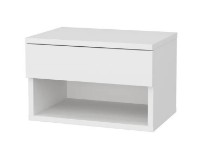 Прикроватная тумба Trendy Jamot White 44.6x31.9x29cm GTR005879 фото №3 — интернет-магазин Desire.md
