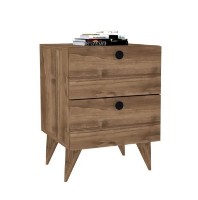 Прикроватная тумба Trendy Kada Walnut 40x55x41.8cm GTR001558 фото №2 — интернет-магазин Desire.md