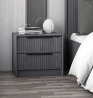 Noptieră Trendy Kale Luxe Soft 4799 Anthracit 45x53x45cm GTR003984 imaginea #2 — magazin online Desire.md