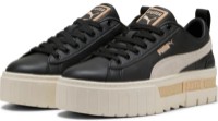 Ghete pentru dame Puma Mayze Leather Puma Black/Frosted Ivory, s.38