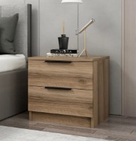 Прикроватная тумба Trendy Kale Plus 7911 Walnut 50x40x47cm GTR003987