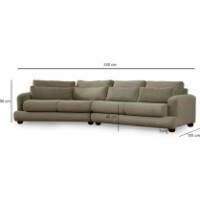 Canapea Trendy River Green L 330x105x90cm GTR003709 imaginea #5 — magazin online Desire.md