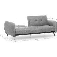 Canapea Trendy Ron GR111 Grey 225x100x90cm GTR003102 imaginea #6 — magazin online Desire.md