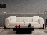 Canapea Trendy Sandreo White 100x248x70cm GTR003313