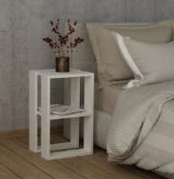 Noptieră Trendy Lonie White 55x34x30cm GTR001504