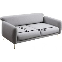 Canapea Trendy Sevilla Grey 214x98x85cm GTR003109 imaginea #4 — magazin online Desire.md