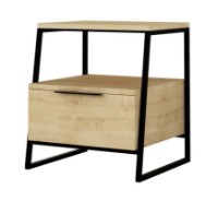 Noptieră Trendy Pal Oak/Black 50x45x40cm GTR001495 imaginea #3 — magazin online Desire.md