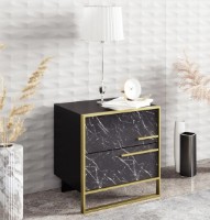 Noptieră Trendy Polka Black/Black Marble/Gold 50x51.8x38.5cm GTR005903 imaginea #4 — magazin online Desire.md