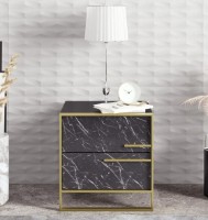 Noptieră Trendy Polka Black/Black Marble/Gold 50x51.8x38.5cm GTR005903 imaginea #1 — magazin online Desire.md