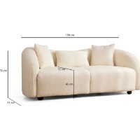 Диван Trendy Venedik Cream 190x91x76cm GTR003203 фото №5 — интернет-магазин Desire.md