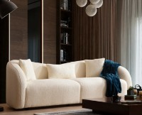 Canapea Trendy Venedik Cream 236x91x76cm GTR003320