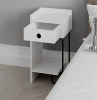 Noptieră Trendy Sirius L White/Black 60x31.5x29.5cm GTR001511 imaginea #5 — magazin online Desire.md