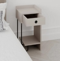 Noptieră Trendy Sirius R Light Mocha 32x61x30cm GTR001512 imaginea #4 — magazin online Desire.md