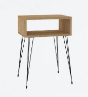 Noptieră Trendy Tenby Oak/Black 63x45x30cm GTR005880 imaginea #2 — magazin online Desire.md