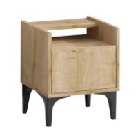 Noptieră Trendy Zeze Sapphire Oak/Black 50x40x35cm GTR005893 imaginea #3 — magazin online Desire.md