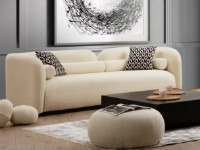 Canapea Trendy Victoria Cream 74x190x90cm GTR003204