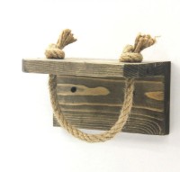 Навесная полка Trendy AA126 Walnut 17x10x10cm GTR005347 фото №2 — интернет-магазин Desire.md