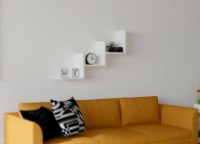 Навесная полка Trendy Aburi White 90x60x19.6cm GTR005488