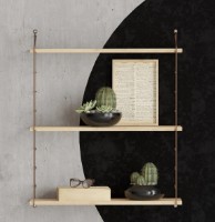 Навесная полка Trendy Armoni Oak/Copper 85x72x20cm GTR005598