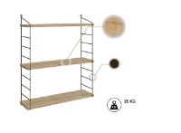 Навесная полка Trendy Armoni Oak/Copper 85x72x20cm GTR005598 фото №2 — интернет-магазин Desire.md