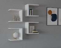 Навесная полка Trendy Base White 30x30x19.6cm GTR005589 4pcs фото №2 — интернет-магазин Desire.md