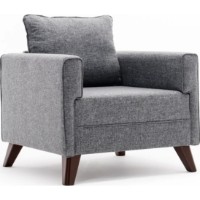 Fotoliu Trendy Bella Grey 82x81x85cm GTR001958 imaginea #3 — magazin online Desire.md