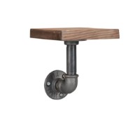 Навесная полка Trendy Boruraf005 Walnut/Black 15x15x15cm GTR005618 3pcs фото №2 — интернет-магазин Desire.md