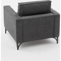 Fotoliu Trendy Berlin Anthracit/Black 90x91x83cm GTR001981 imaginea #4 — magazin online Desire.md