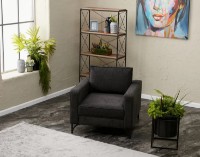 Fotoliu Trendy Berlin Anthracit/Black 90x91x83cm GTR001981 imaginea #2 — magazin online Desire.md