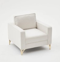 Кресло Trendy Berlin Cream/Gold 90x91x83cm GTR001984 фото №3 — интернет-магазин Desire.md