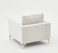 Кресло Trendy Berlin Cream/Gold 90x91x83cm GTR001984 фото №4 — интернет-магазин Desire.md