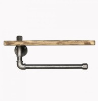 Raft de perete Trendy Boruraf035 Walnut/Black 40x16x14cm GTR005611 imaginea #2 — magazin online Desire.md