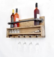 Raft de perete Trendy Boruraf216 Walnut/Black 60x28x11cm GTR005609 imaginea #3 — magazin online Desire.md