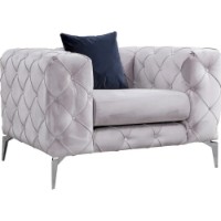 Кресло Trendy Como Light Grey 90x70x108cm GTR002105