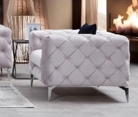 Кресло Trendy Como Light Grey 90x70x108cm GTR002105 фото №3 — интернет-магазин Desire.md