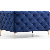 Кресло Trendy Como Navy Blue 90x70x108cm GTR002106 фото №3 — интернет-магазин Desire.md