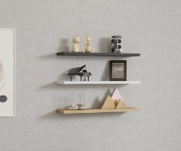 Raft de perete Trendy Boss Anthracit/White/Sapphire Oak 60x14.5x1.8cm GTR005486 3pcs