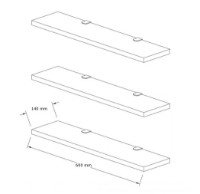 Raft de perete Trendy Boss Sapphire Oak 60x14.5x1.8cm GTR005487 3pcs imaginea #4 — magazin online Desire.md