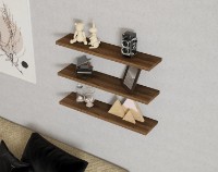 Raft de perete Trendy Boss Walnut 60x14x2cm GTR005575 3pcs imaginea #2 — magazin online Desire.md